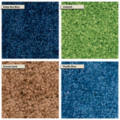 CARPETS FOR KIDS - KIDPLUSH SOLIDS - RECTANGLE - 7 FT 6 IN X 12 FT - SPECIFY COLOR