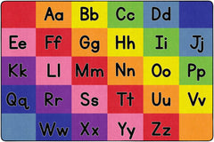 CHILDCRAFT - CARPETS - ABC FURNISHINGS RAINBOW ALPHABET - RECTANGLE - 8 FT X 12 FT