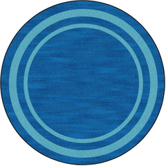 CHILDCRAFT - CARPETS - SIMPLE BORDER - ROUND - 6 FT DIA - SPECIFY COLOR