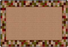 FLAGSHIP CARPETS - BORDER BLOCKS - RECTANGLE - 4 FT X 6 FT - SPECIFY COLOR