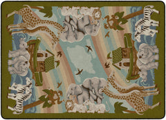 FLAGSHIP CARPETS - NOAHS JOURNEY - RECTANGLE - 6 FT X 8 FT 4 IN - SPECIFY CARPET COLOR