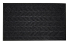 FLOOR MAT - WATERHOG MAX HERRINGBONE MAT WITH CLASSIC BORDER - UNIVERSAL CLEAT BACKING - 6X6 FT - SPECIFY COLOR