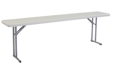 TABLE FOLDING LIGHTWEIGHT BLOW MOLDED PLASTIC NPS BT SERIES 18X96X29-1/2