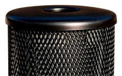 TOP - FLAT FOR TR 32 GAL TRASH RECEPTACLE - BLACK
