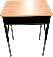 DESK - CLASSROOM SELECT - TRADITIONAL F500 OPEN FRONT - SPECIFY TOP COLOR - T-MOLD - SPECIFY EDGE COLOR