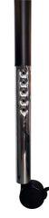ACCESSORY - CLASSROOM SELECT - APOLLO CHROME LEG INSERTS WITH CASTERS - SET OF 2