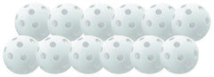 BALLS - PLASTIC BASEBALL WHITE -PACK/12