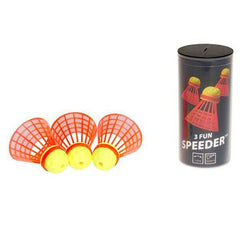 DISC-SPEEDMINTON FUN SPEEDER - BIRDIE - TUBE OF 3