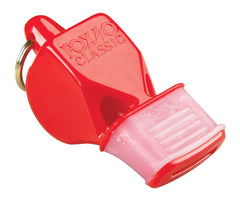 DISC-WHISTLE FOX 40 CLASSIC W/CMG AND BREAKAWAY LANYARD RED