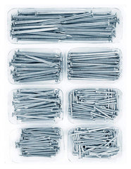 DISC-NAILS GALVANIZED 375PC ASSORTMENT KIT