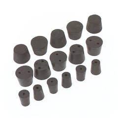 DISC-STOPPER RUBBER NUMBER 000 2-HOLE BLACK 1LB