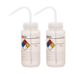 WASH BOTL DISTILLED WATER 500ML 4 COLOR PK2