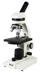 MICROSCOPE COMPOUND MONOCULAR 131-RLED W/CLIPS STAGE AND DISC DIAPH