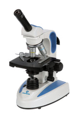 MICROSCOPE COMPOUND MONOCULAR EXM-150 W/XY STAGE AND ABBE CONDENSER