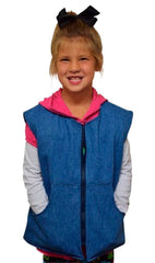 SENSORYCRITTERS - GIRLS WEIGHTED HOODIE - SMALL - SPECIFY COLOR