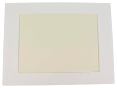 MATS PREMIUM PRECUT WHITE 12X16 PACK OF 10