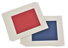 MATS WHITE PEBBLE 8X10 SAX DIE CUT PACK OF 10