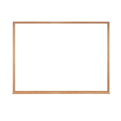 MARKERBOARD - GHENT - M2 NON-MAGNETIC WHITEBOARD - WOOD FRAME - 4 H X 4 W FT
