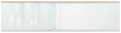 MOORECO GLASS WALL BOARD - LISO GLASS WALL - 4X16 - GLOSS WHITE
