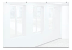 MOORECO GLASS WALL BOARD - RAPPORT GLASS WALL - 4X6 - GLOSS WHITE