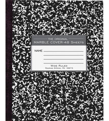 BOOK COMP 8.5 X 7 48SHT/96 PG WIDE BLK