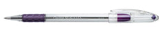 PEN BALLPOINT RSVP FINE 0.7MM VIOLET PACK OF 12
