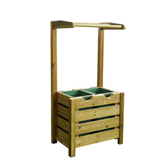 Outdoor trash bin