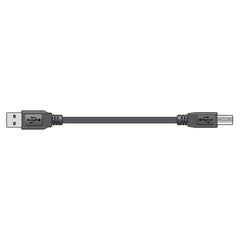 AV Link USB 2.0 type A plug to type B cable - 1.5m