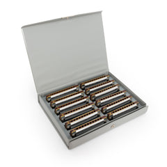 Suzuki Folkmaster set of 12 harmonicas
