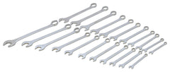 Combination Spanner Set - Metric-Imperial - 22 Piece