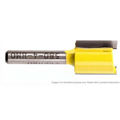 Viper Hinge Mortising Router Cutter, 3-4in D x 1-2in L x 1-4in Shank - No.105