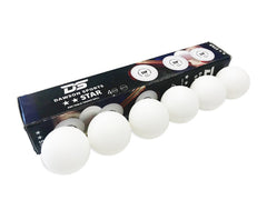 DS DS Table Tennis Balls - (Pack of 6) White