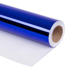 SCO METALLIC PAPER ROLL BLUE 1PC -Min Qty 30