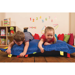 Blue Sensory Touch Tags Bean Bag