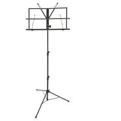Light Folding Music Stand Black
