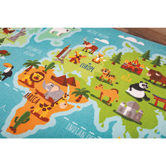 Animals & Places Of World Carpet
