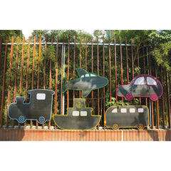 Transport Chalkboards Set Of 5