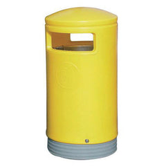 90L Hooded Top Bin Yellow