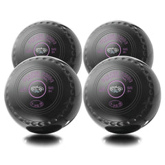 Lawn Bowls Set Of 4 Black