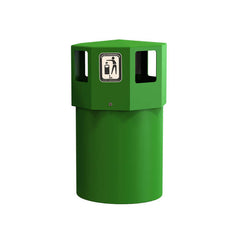 Litter Bin Maxi Octaplus Green