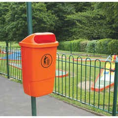 L/Bin Post/Wall Wybone Asb/50 Orange