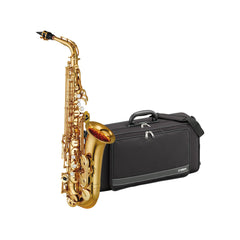 Yamaha YAS480 intermediate Eb alto saxophone outfit - Gold lacquer