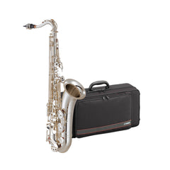 Yamaha YTS62 semi-professional Bb tenor saxophone outfit - Silver plate
