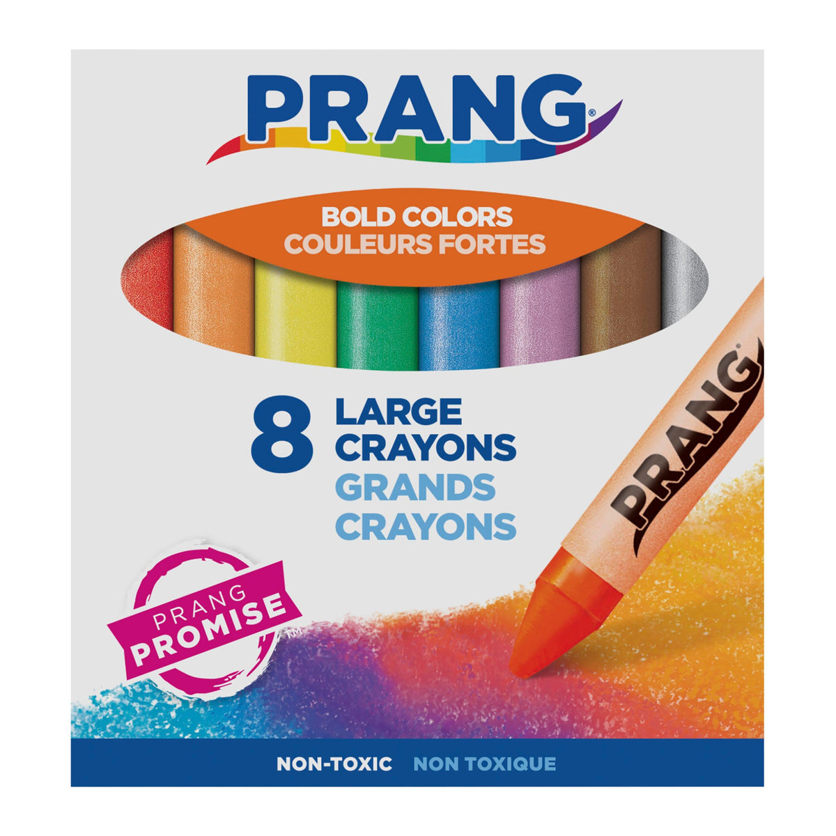 CRAYONS PRANG LIFT LID LARGE SET OF 8