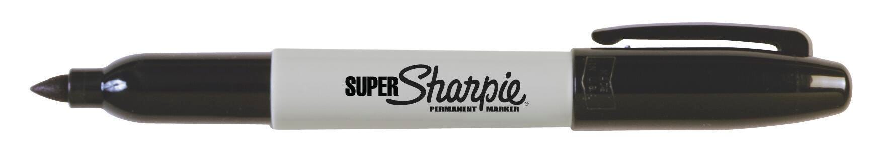 MARKER SHARPIE SUPER BLACK PACK OF 12