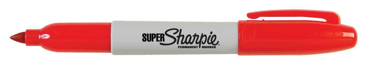 MARKER SHARPIE SUPER RED PACK OF 12