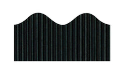 BORDETTE SCALLOPED BLACK 2.25INX50FT
