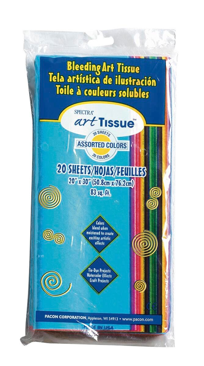 TISSUE SPECTRA 20X30 STANDARD COLORS PK OF 20
