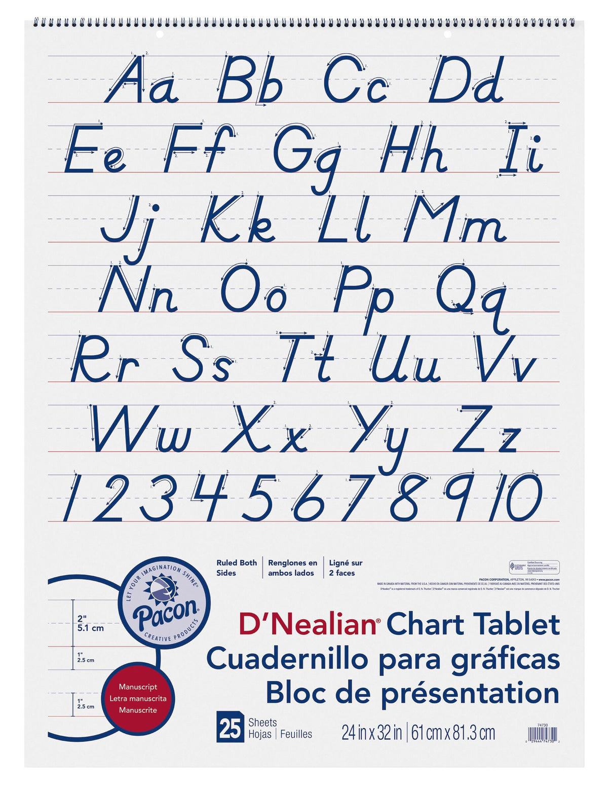 CHART TABLETS D NEALIAN 24X32 MANUSCRIPT