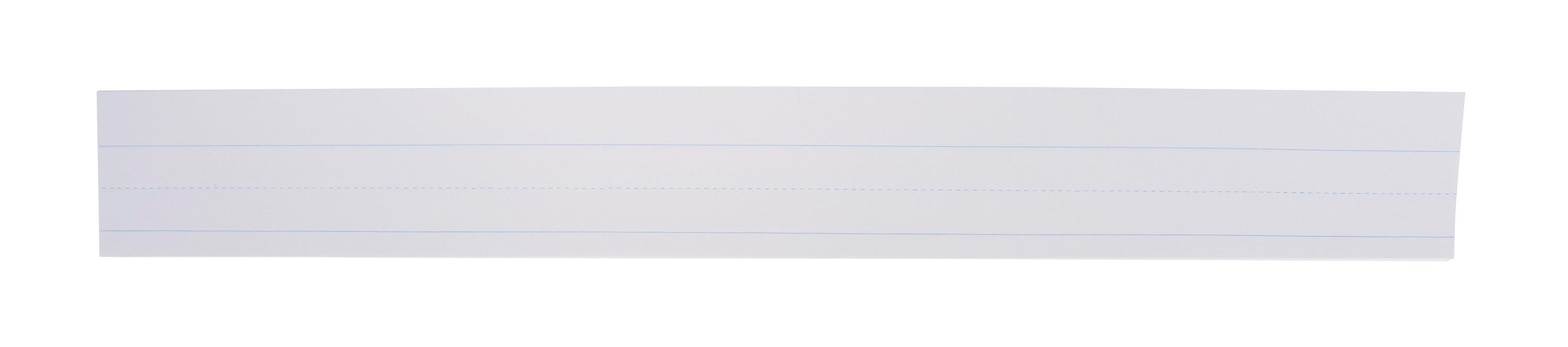 PAPER SENTENCE STRIPS 3X24 WHITE SCHOOL SMART PK OF 100
